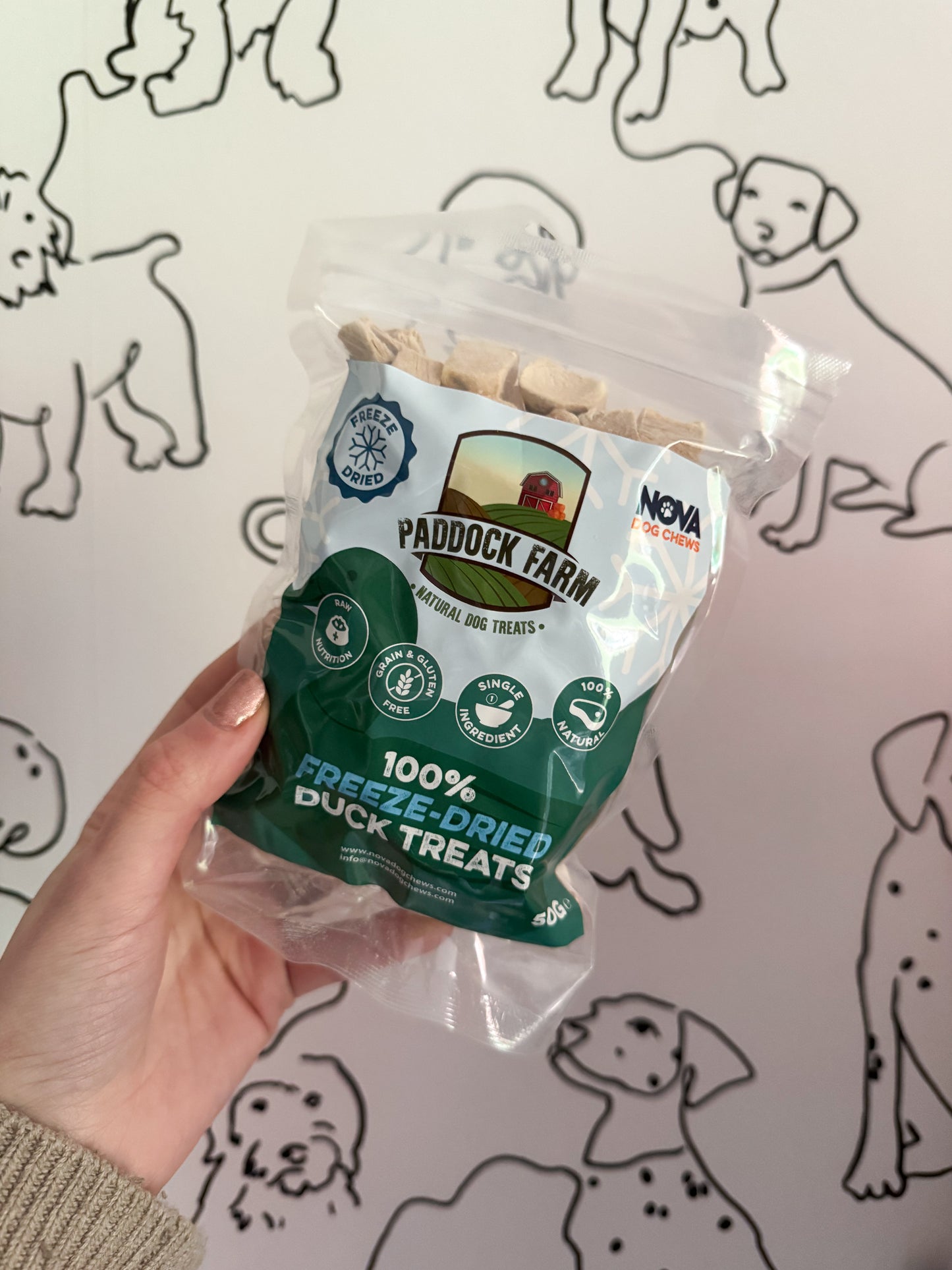 Freeze Dried Duck Cubes