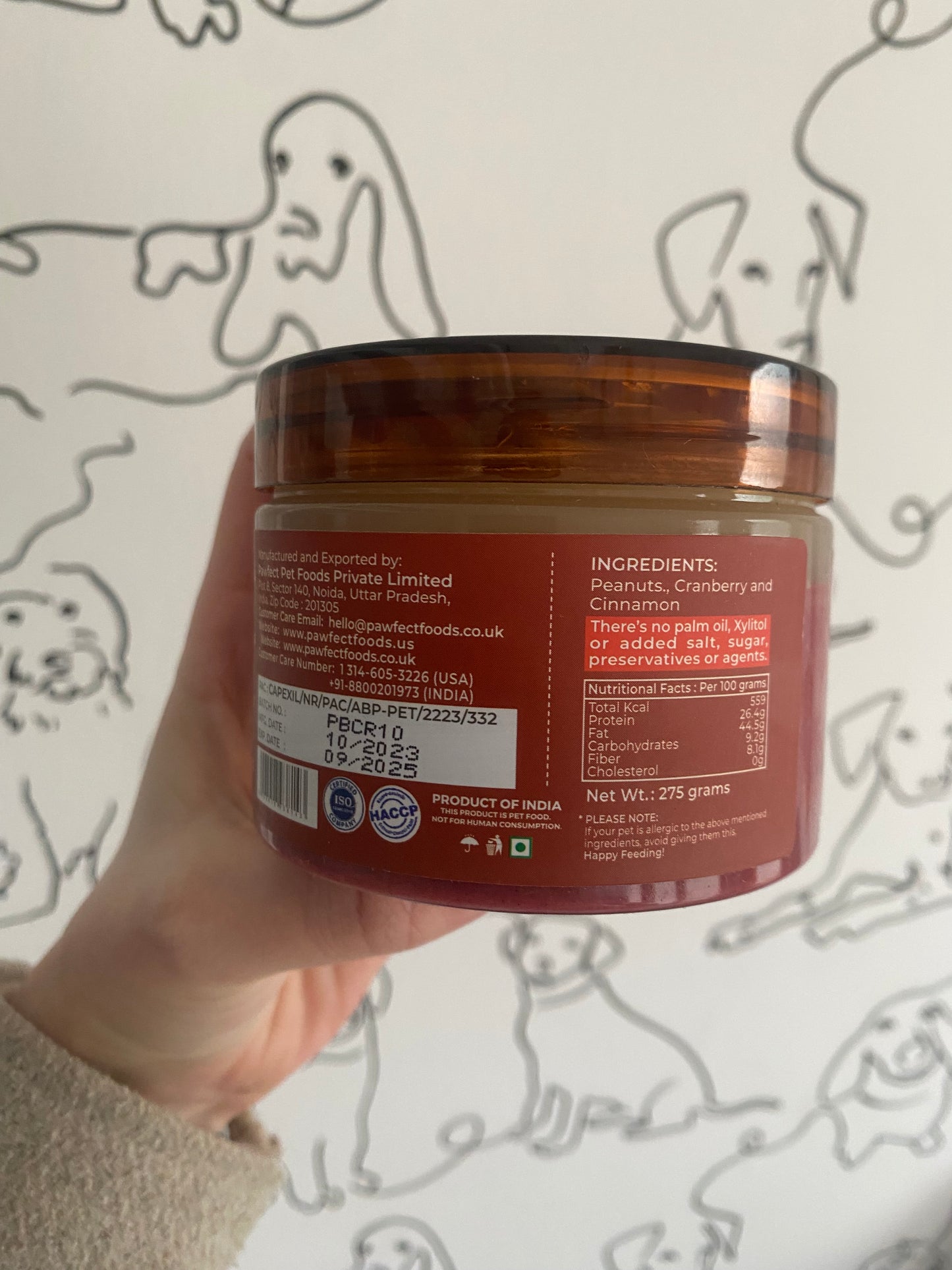 Cranberry & Cinnamon Peanut Butter