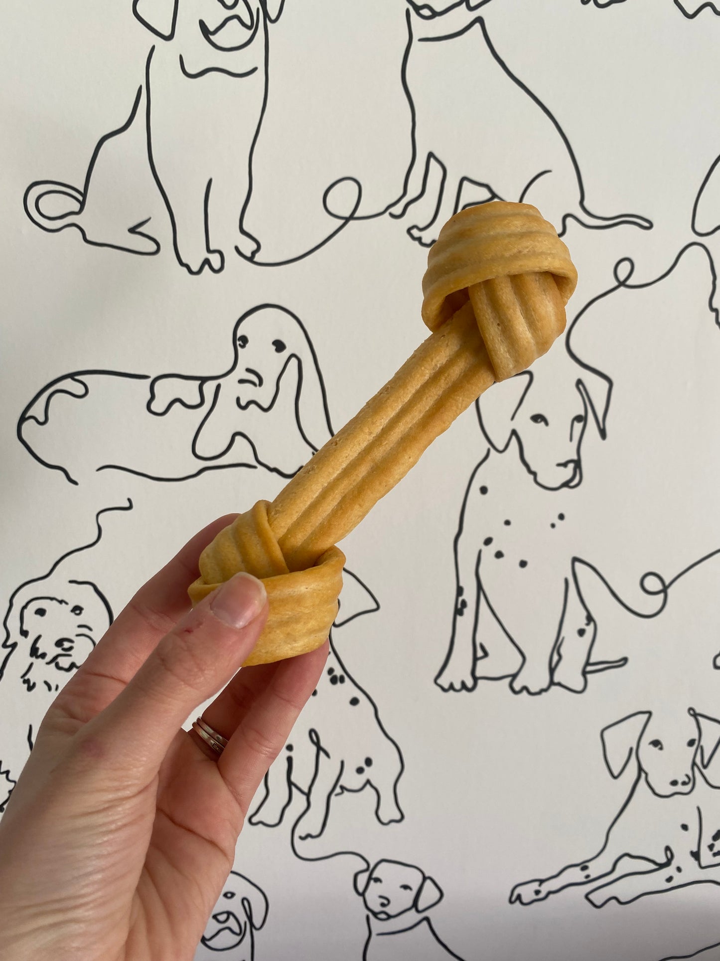 Peanut Butter Knotted Bones
