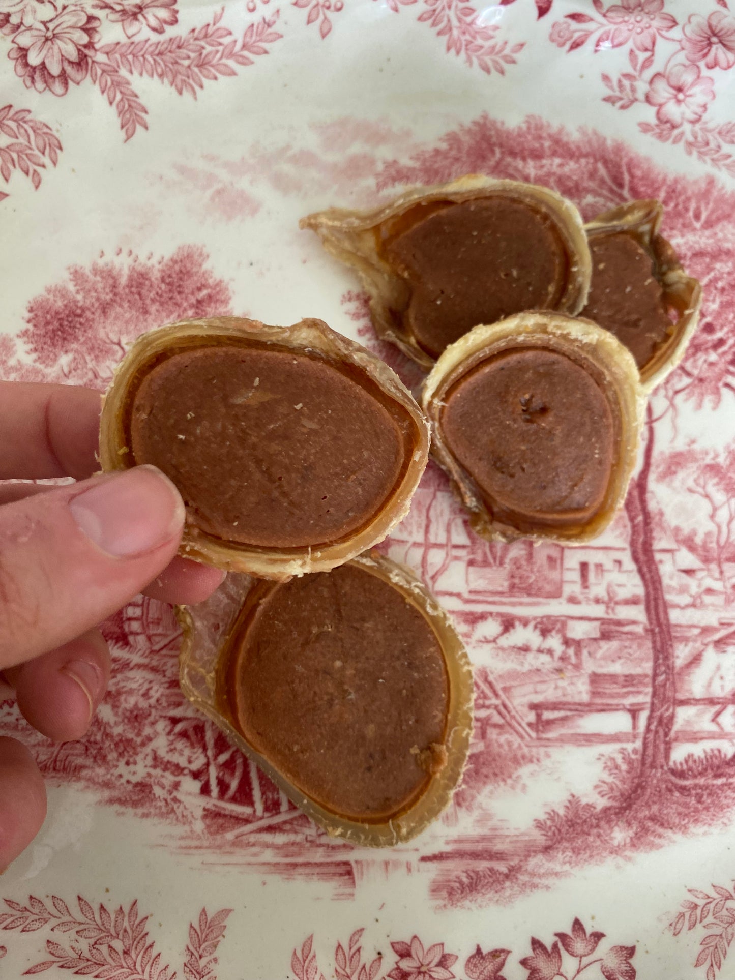 Duck Stuffed Beef Gullet Rings