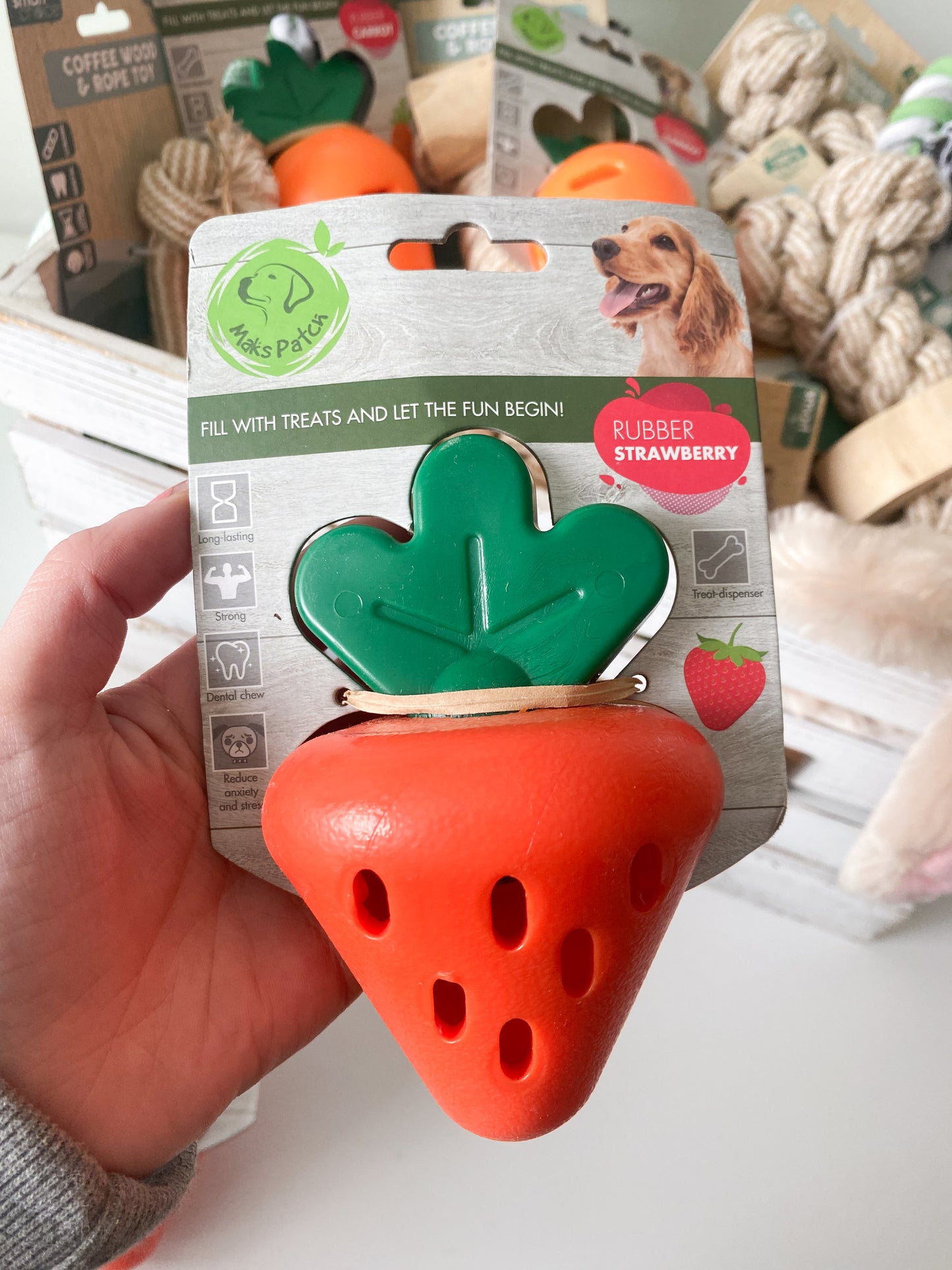 Strawberry Treat Dispenser