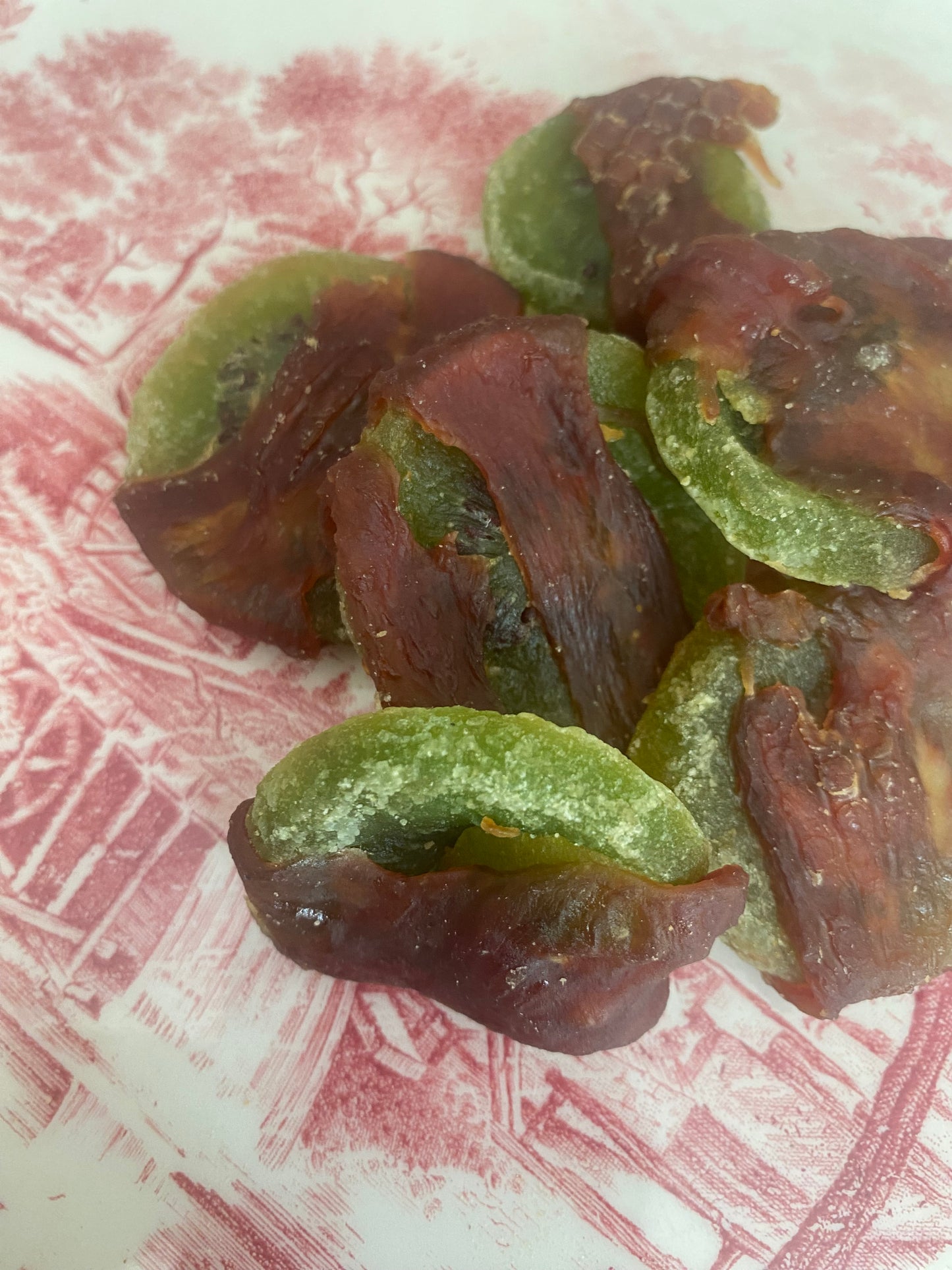 Duck Wrapped Kiwi Slices