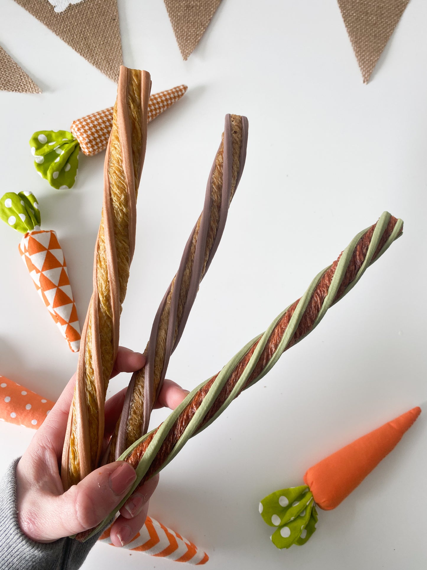 Puffed Mega Veggie Twist Sticks