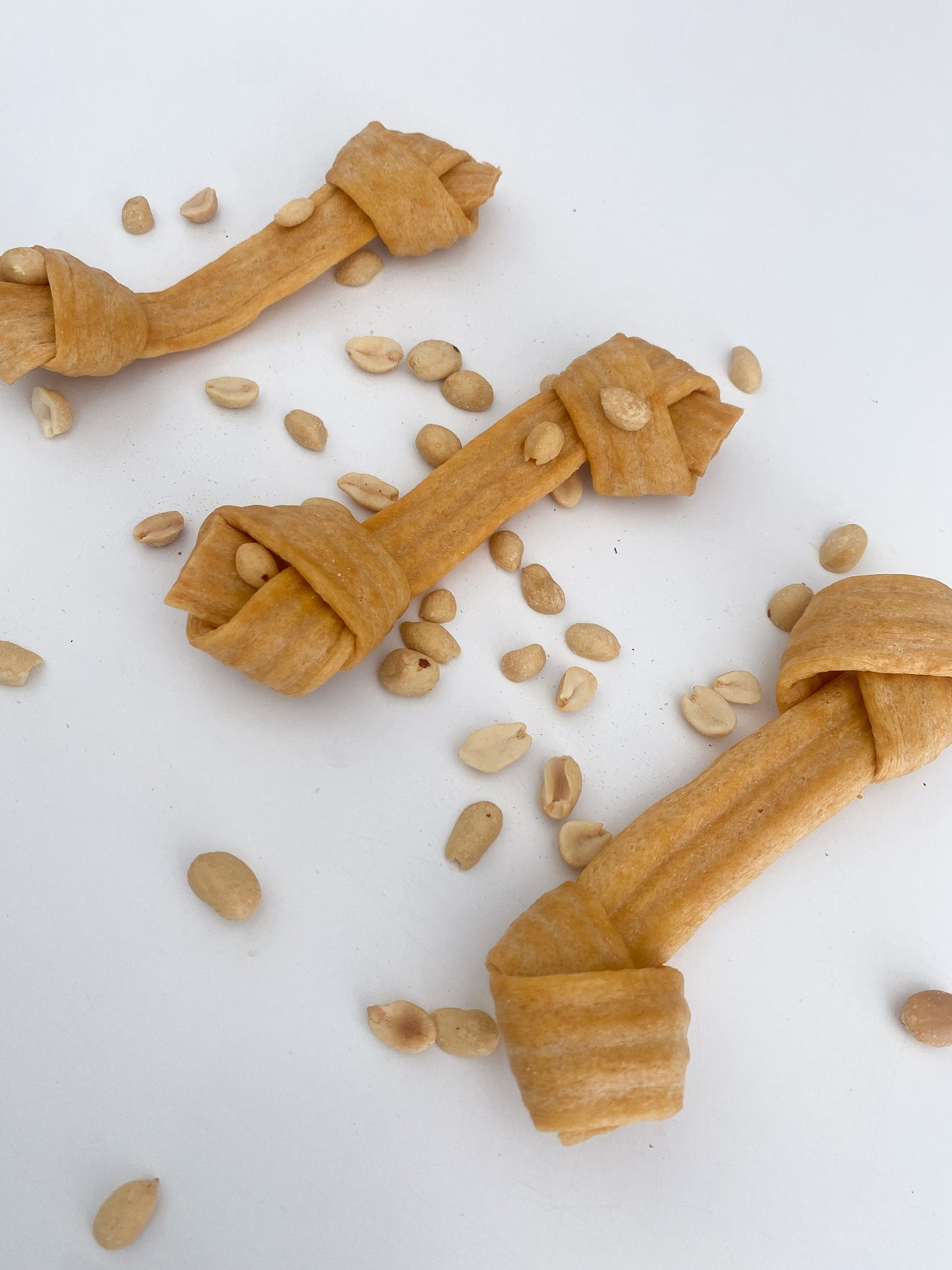 Peanut Butter Knotted Bones