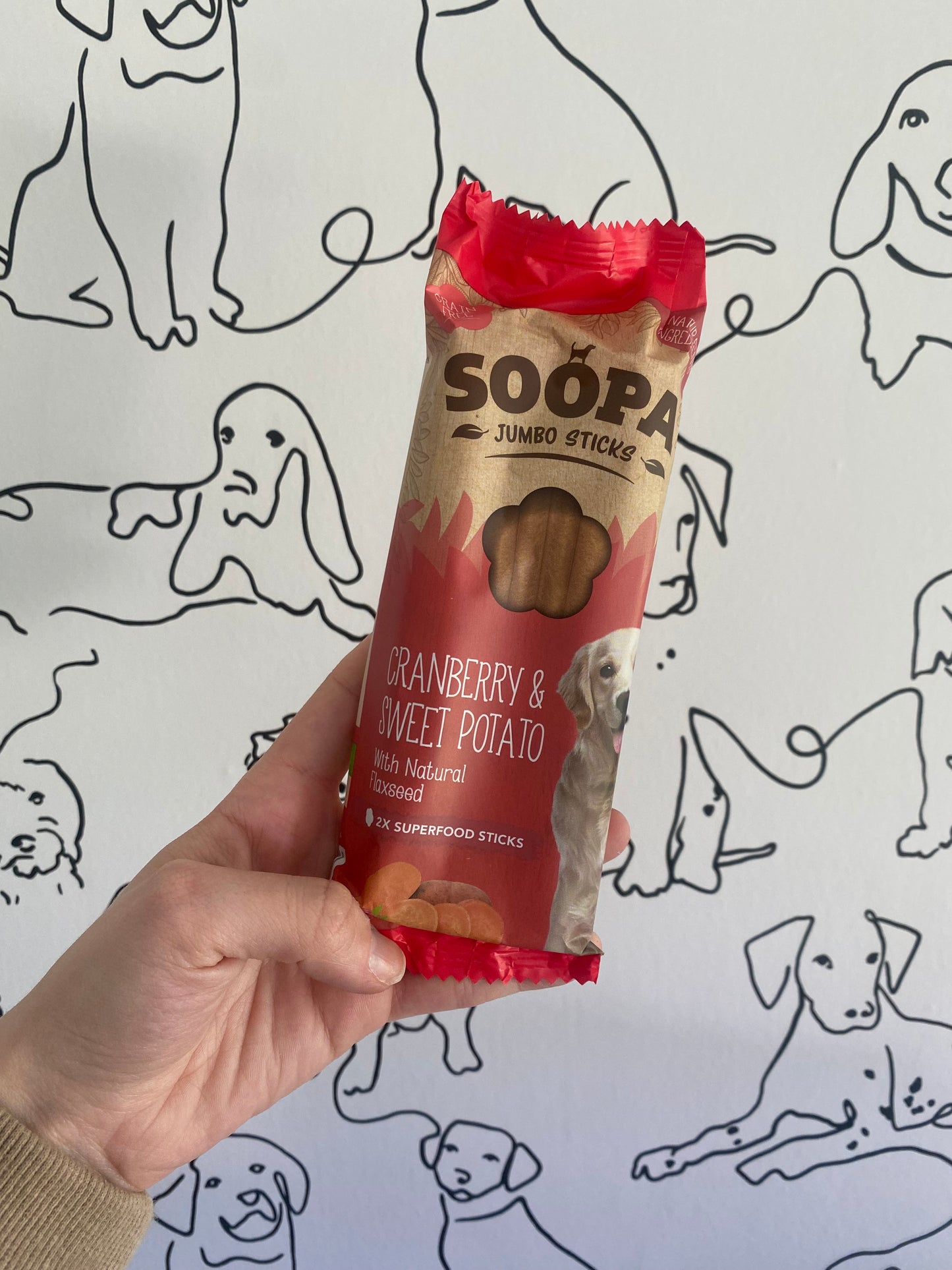 Soopa Sticks (Jumbo) | Cranberry & Sweet Potato