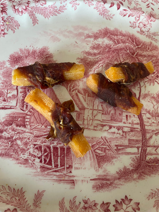 Duck Wrapped Sweet Potato