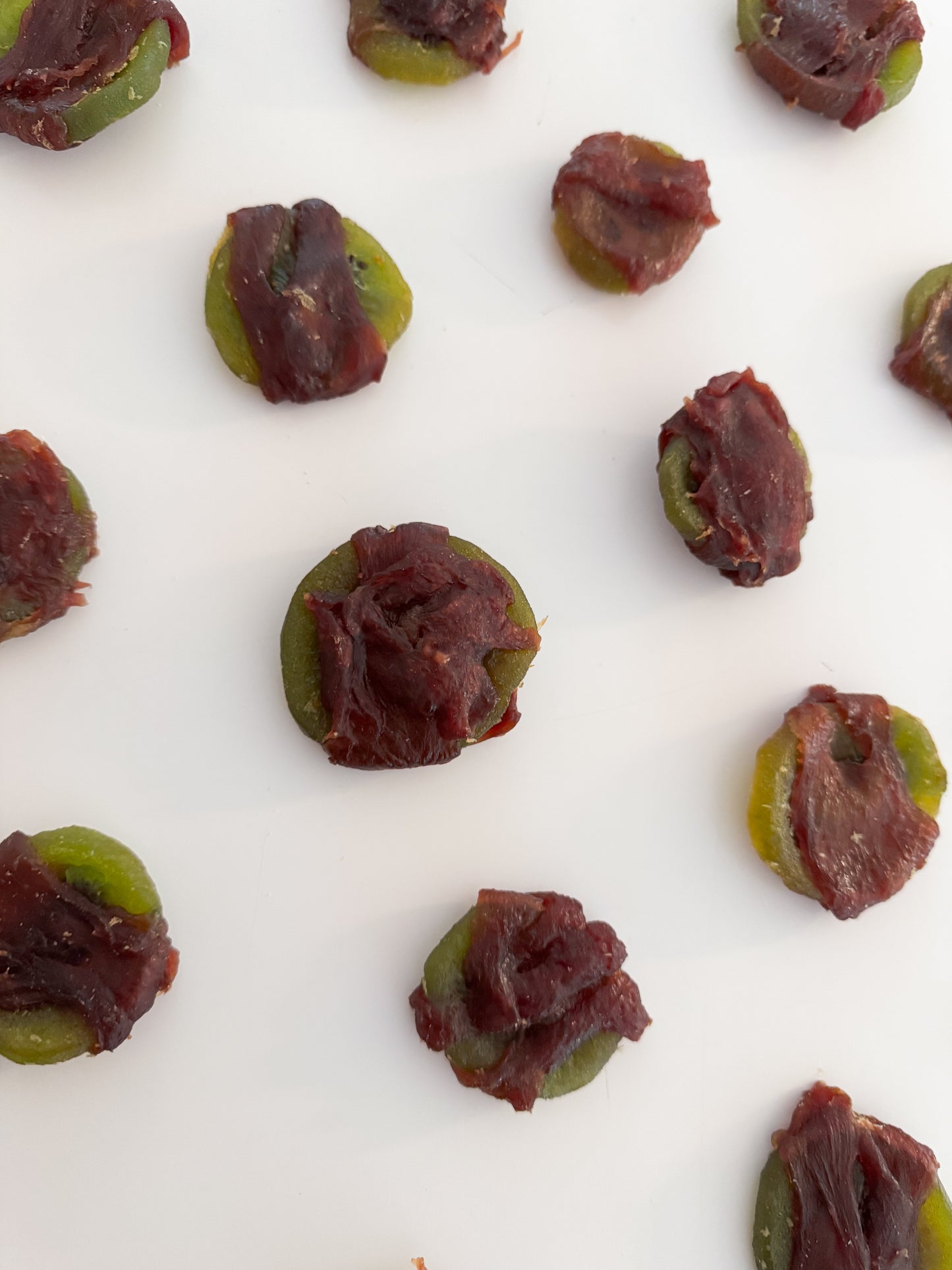 Duck Wrapped Kiwi Slices
