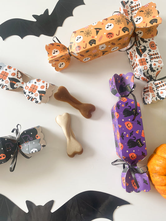 Howloween Paw-ty Cracker | Peanut Butter Bones