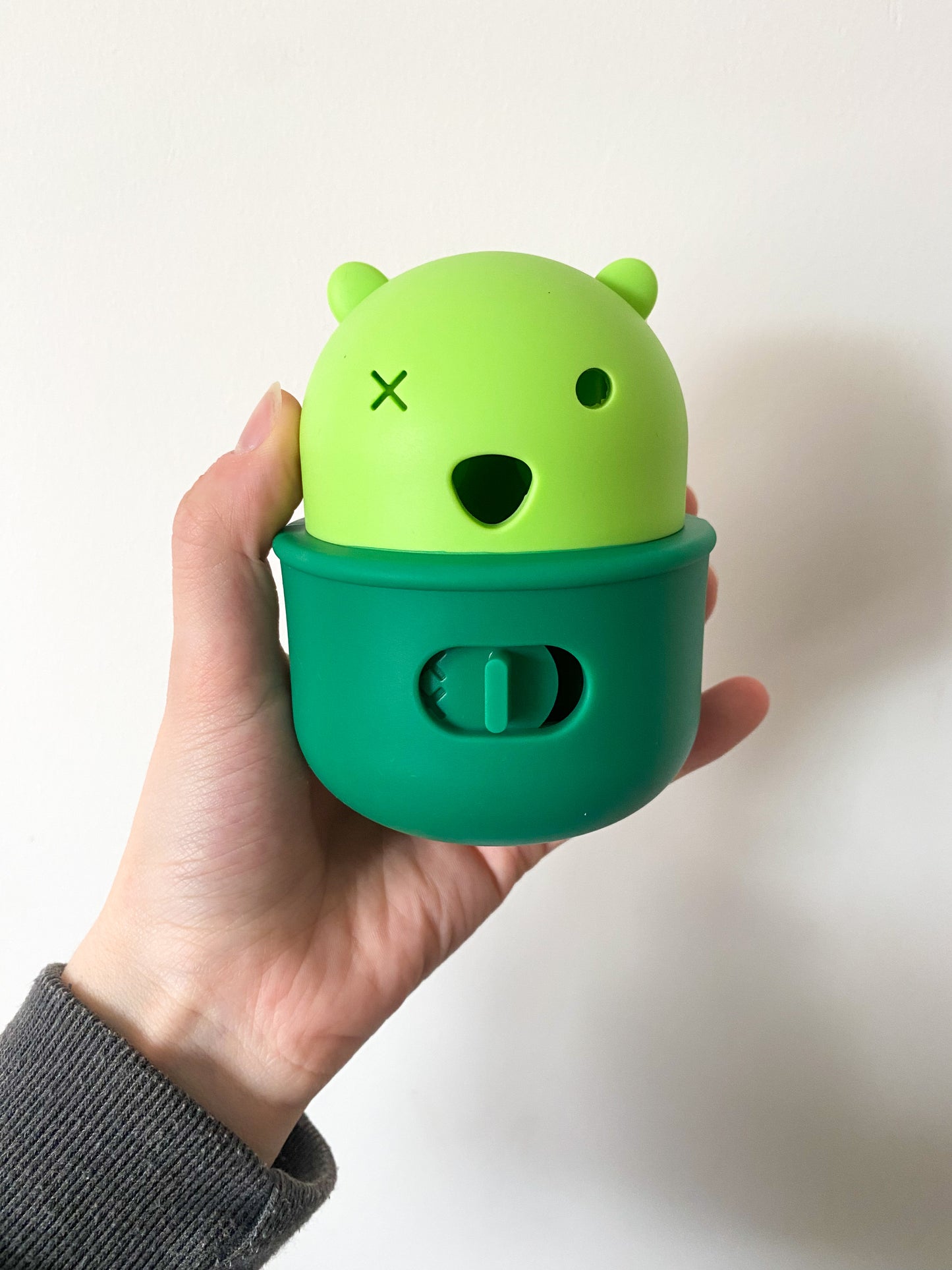 Silly Bear Treat Dispenser - Green