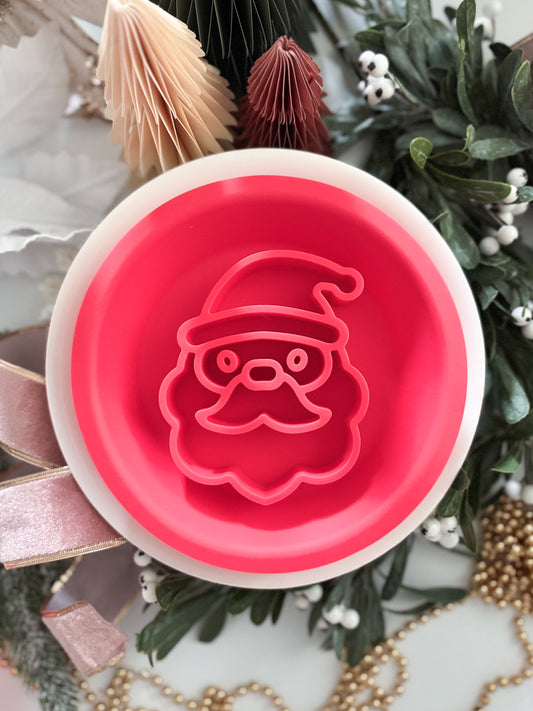 Festive Slow Feeder | Red Santa | Lick Mat