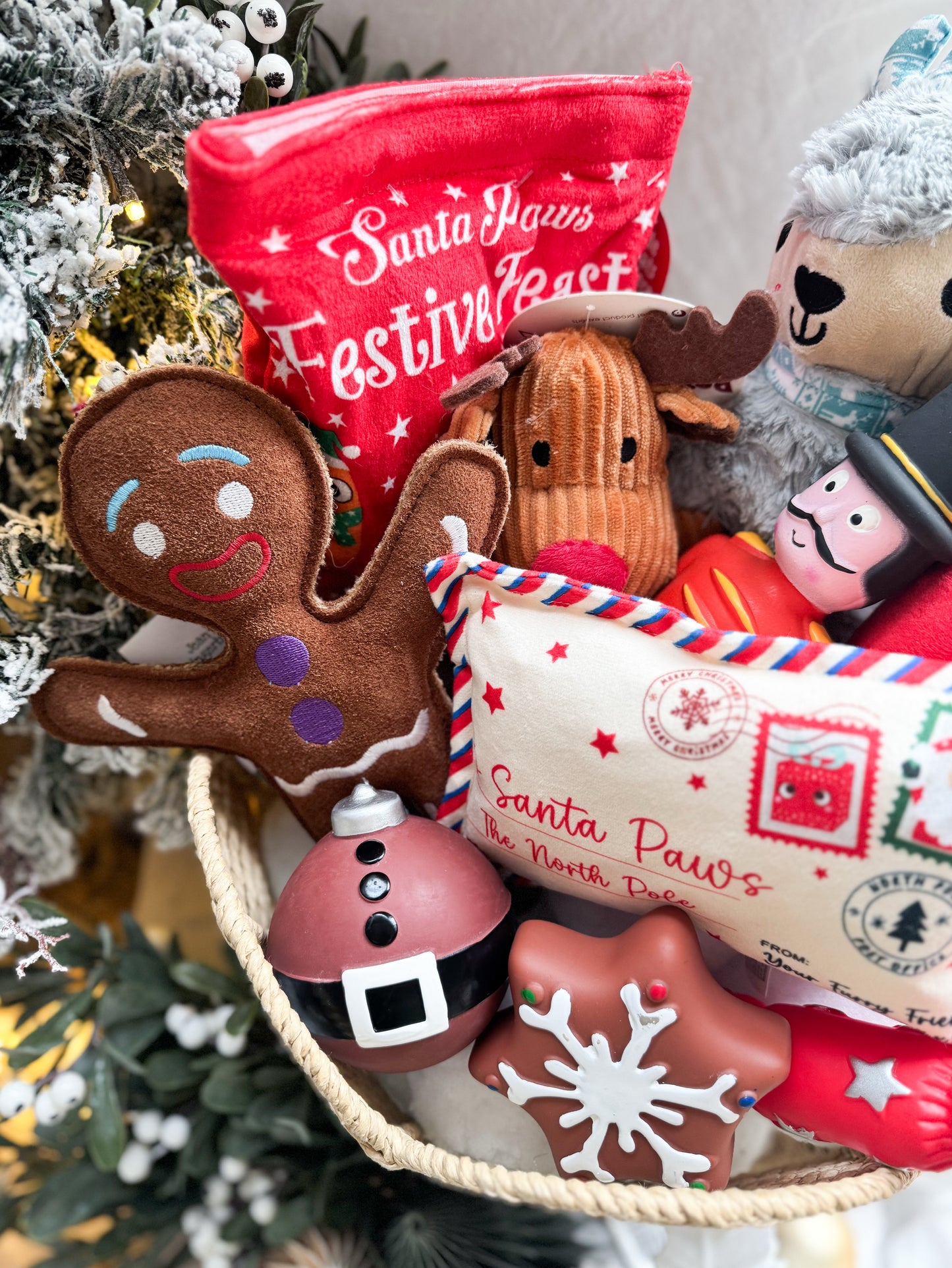 Santa Paws Letter | Plush Crinkle Toy