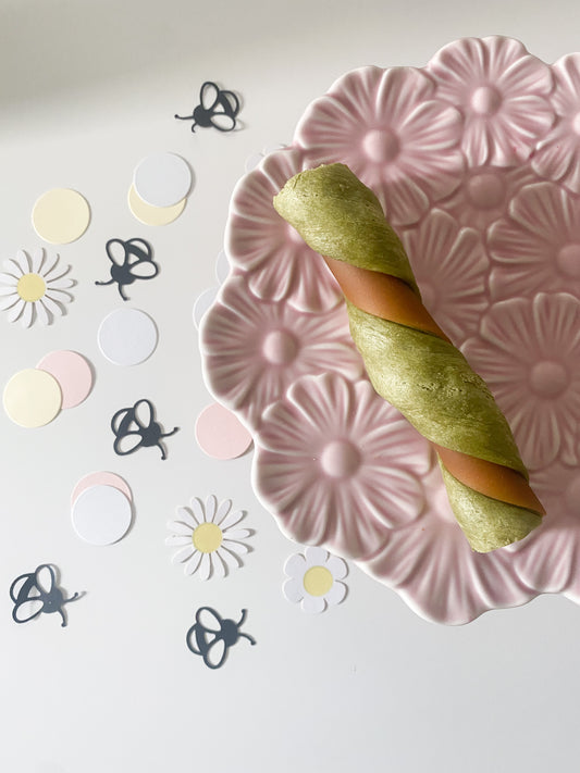 Chunky Broccoli & Spinach Twister | Veggie Chew