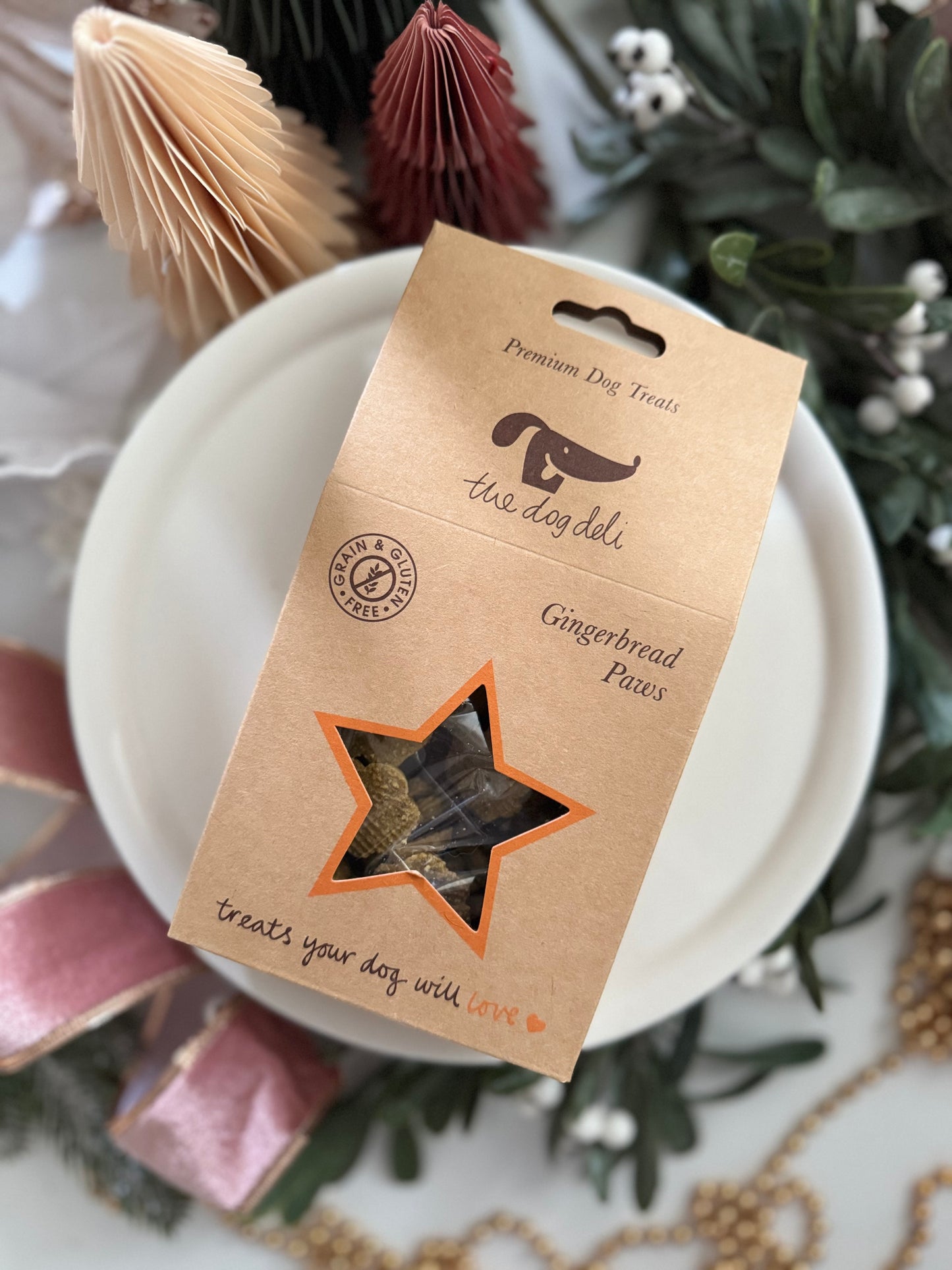The Dog Deli | Gingerbread Paws | Turkey & Ginger | 100g