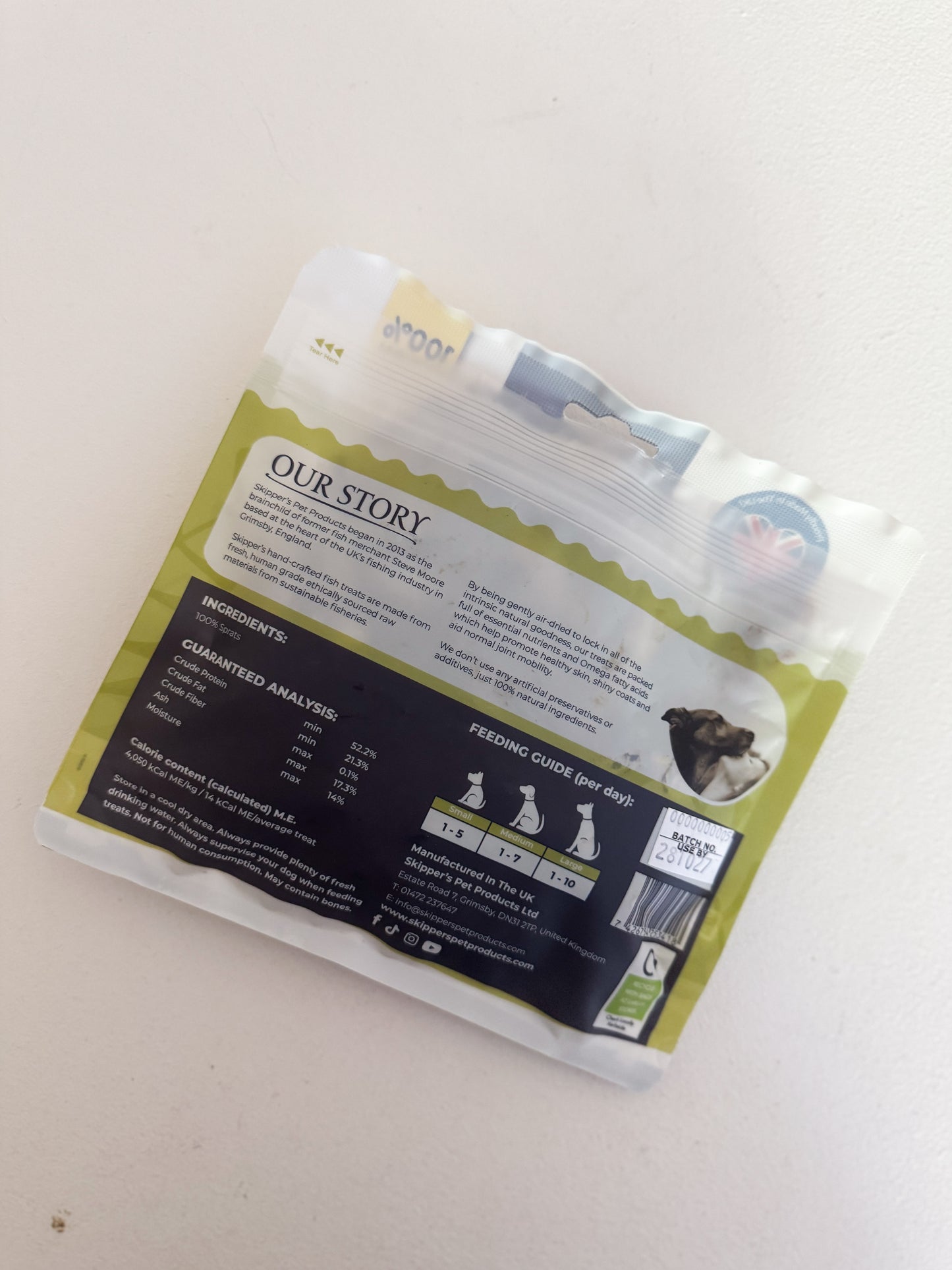 Dried Sprats | 70g Bag | Skippers