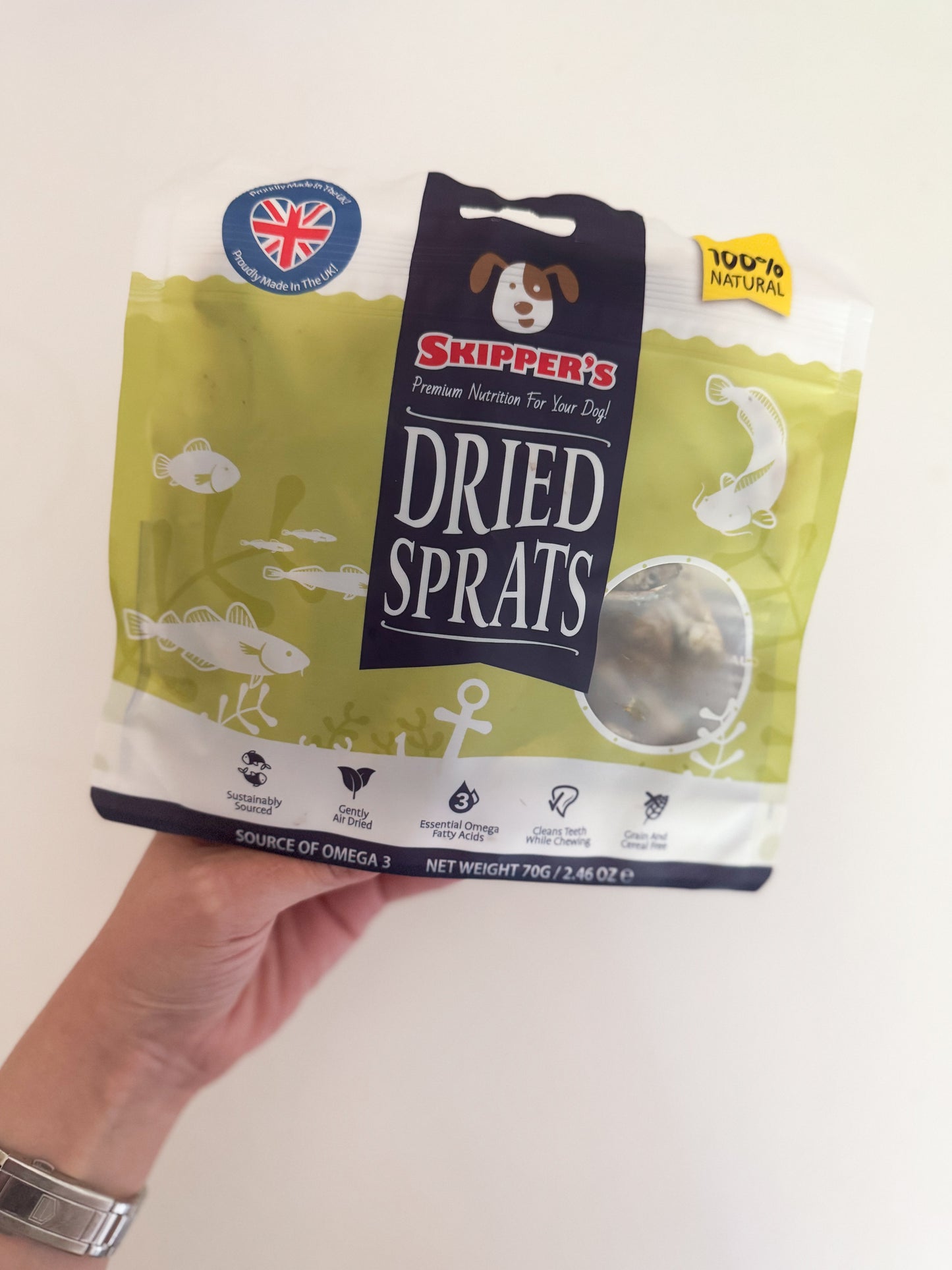 Dried Sprats | 70g Bag | Skippers