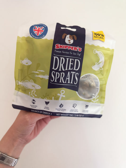 Dried Sprats | 70g Bag | Skippers