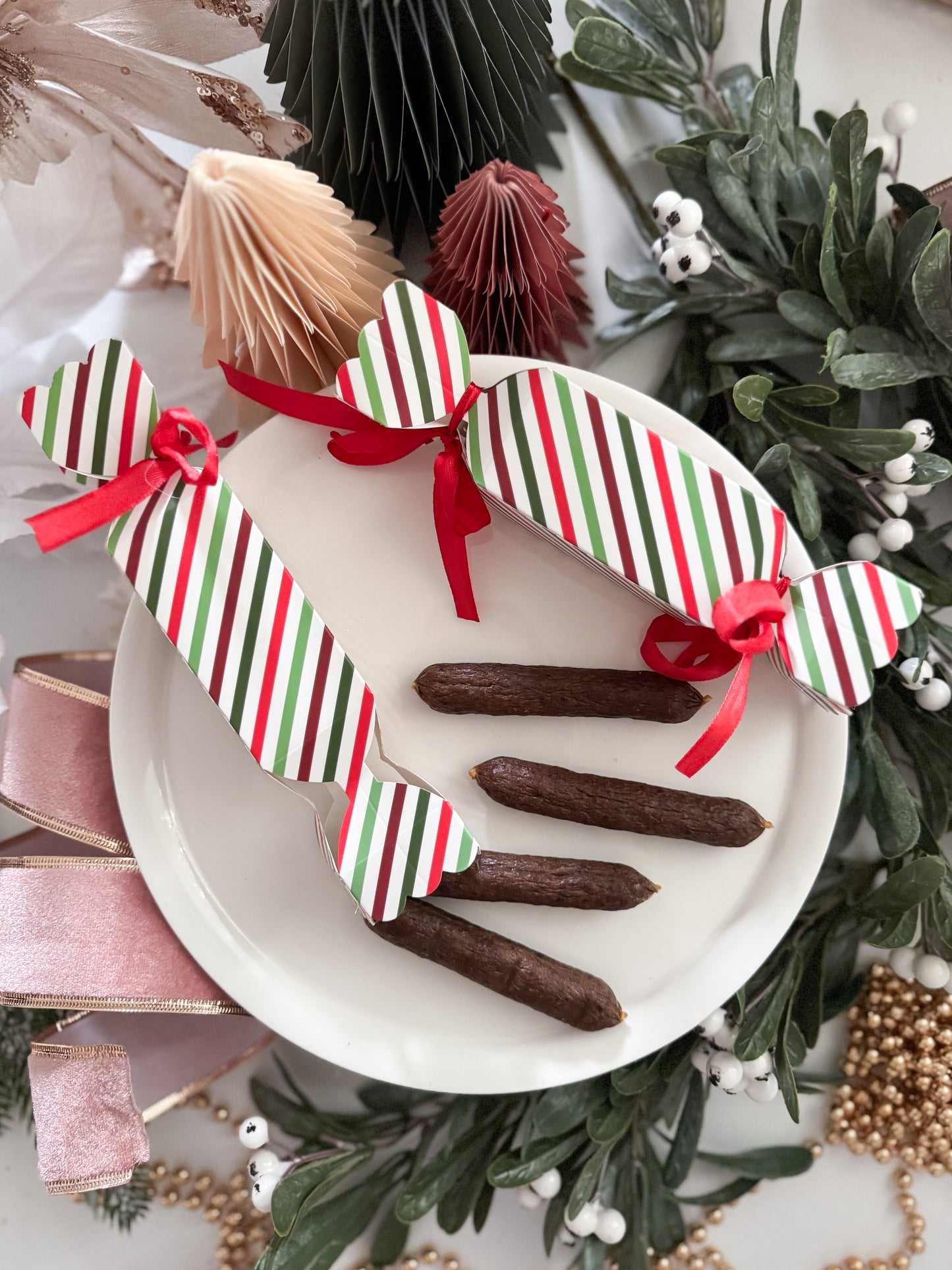 Christmas Pawty Crackers | Pork & Apple Bangers